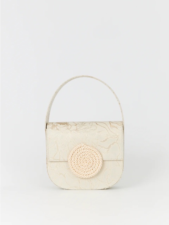Destree Handbags - Destree Cream Jacquard Martin Bag